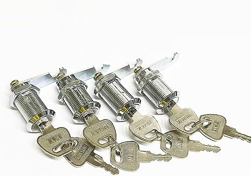 Schrankschlösser, Schubladenschlösser, Nockenschloss, 4 Stück/Beutel Schubladenschloss mit 2 Schlüsseln for Tür, Briefkasten, Schrank, Werkzeugkasten, DIY-Möbelbeschläge, Schlüssel gleich x 30 mm(Key Schrankschlösser, Schubladenschlösser, Nockenschloss, 4 Stück/Beutel Schubladenschloss mit 2 Schlüsseln for Tür, Briefkasten, Schrank, Werkzeugkasten, DIY-Möbelbeschläge, Schlüssel gleich x 30 mm(Key von WUSHADEHANS