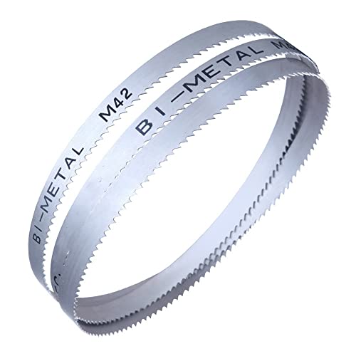 WUSHADEHANS Bandsägeblätter, 1 stück 1140-2489mm X 13 X 0,63mm for Schneiden Von Holz Und Metall Band Sägeblatt 39 Bi-Metall Bandsägeblatt(14 Tpi,1470mm) von WUSHADEHANS