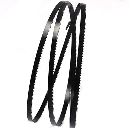 WUSHADEHANS Bandsägeblätter, 2 stücke 1510mm Bandsägeblätter 4 6 14 TPI 6,5 9,5 13mm Breite Carbon Band Säge Holzbearbeitung Werkzeuge(1510x6.5x0.35mm 6TPI) von WUSHADEHANS
