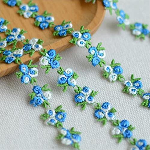 WUSHADEHANS Spitzenband, Spitzenbesatz, Spitzenband, 3,28 Yards, Spitzenband, Stickerei, blaues Blumenbesatzband, süßes Nähband for Verpacken von Blumensträußen, DIY-Basteln WUSHADEHANS Spitzenband, Spitzenbesatz, Spitzenband, 3,28 Yards, Spitzenband, Stickerei, blaues Blumenbesatzband, süßes Nähband for Verpacken von Blumensträußen, DIY-Basteln von WUSHADEHANS
