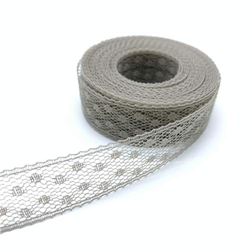 WUSHADEHANS Spitzenband, Spitzenbesatz, Spitzenband, 5 Yards/Lot, 15 mm, Spitzenband, bestickter Spitzenstoff for Rockzubehör, handgefertigtes Nähhandwerk(3) von WUSHADEHANS