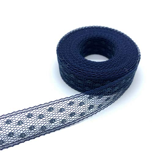 WUSHADEHANS Spitzenband, Spitzenbesatz, Spitzenband, 5 Yards/Lot, 15 mm, Spitzenband, bestickter Spitzenstoff for Rockzubehör, handgefertigtes Nähhandwerk(4) von WUSHADEHANS