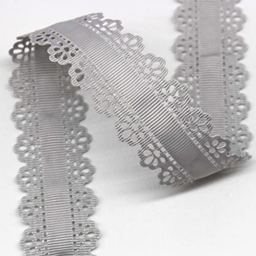 WUSHADEHANS Spitzenband, Spitzenbesatz, Spitzenband, Ripsband, 30 mm, 9,1 m, ausgehöhlte Spitzenkantenbänder, for Nähen von Spitzenbesatz for Heimwerkerarbeiten, Verpacken(15) von WUSHADEHANS