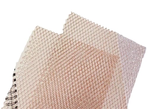10 Stück A5 Farbe Glitter Rhombus Gaze Kunst Scrapbooking Papier DIY Junk Journal Planer Collage Hintergrund Papier Dekorieren Materialien Für Basteln(Light Orange) von WUYXTO