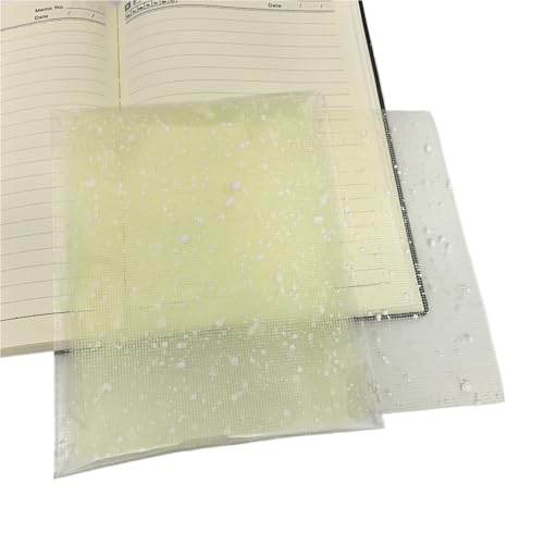 10 Stück A5 Farbe Schnee Punkt Mesh Gaze Büttenpapier Scrapbooking Dekoration DIY Junk Journal Planer Collage Hintergrundpapier Für Basteln(Beige) von WUYXTO