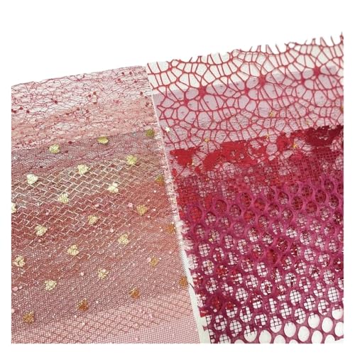 10 Stück A5 Gemischte Spezialnetz-Gaze ​​Scrapbooking-Zubehör DIY Junk Journal Planer Collage Hintergrundpapier Dekorationsmaterial Für Basteln(Red) von WUYXTO