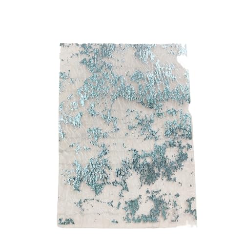 10 Stück Farbe Goldfolie Spitze Gaze Kunstpapier Scrapbooking Dekorieren DIY Journal Planer Collage Hintergrund Papiermaterial Für Basteln(Blue) von WUYXTO