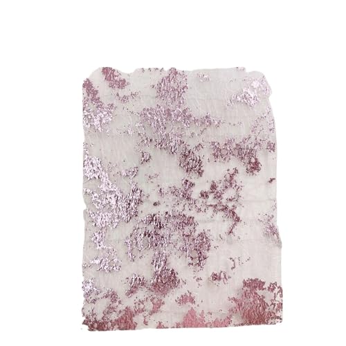 10 Stück Farbe Goldfolie Spitze Gaze Kunstpapier Scrapbooking Dekorieren DIY Journal Planer Collage Hintergrund Papiermaterial Für Basteln(Pink) von WUYXTO