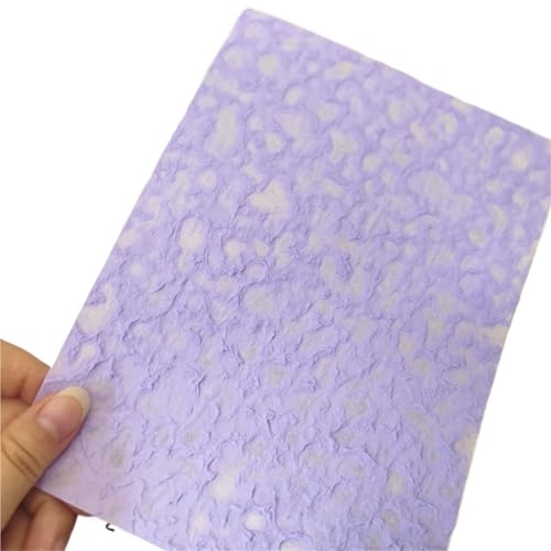 10 Stück Vintage Strukturiertes Wassersteinpapier Scrapbooking Zubehör Dekoration DIY Junk Journal Planer Collage Hintergrundpapier Für Basteln(Purple) von WUYXTO