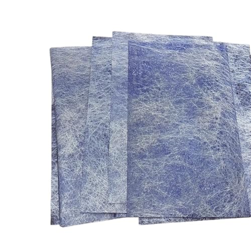 10 Stücke Vintage Seidenraupenpapier Sammelalbum Dekorationsmaterial DIY Tagebuch Collage Journal Origami Tissue Geschenkpapier Für Basteln(Blue) von WUYXTO