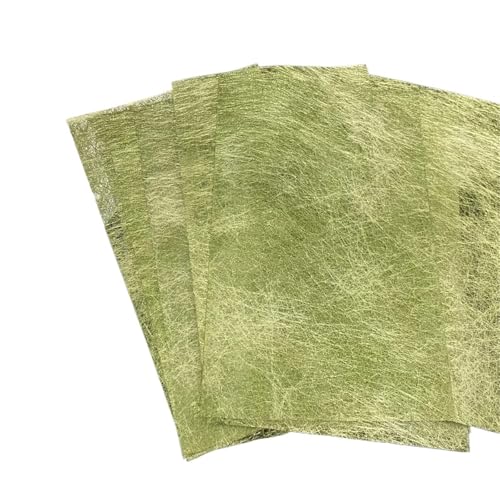 10 Stücke Vintage Seidenraupenpapier Sammelalbum Dekorationsmaterial DIY Tagebuch Collage Journal Origami Tissue Geschenkpapier Für Basteln(Green) von WUYXTO