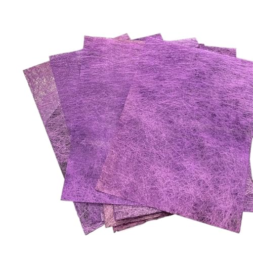 10 Stücke Vintage Seidenraupenpapier Sammelalbum Dekorationsmaterial DIY Tagebuch Collage Journal Origami Tissue Geschenkpapier Für Basteln(Purple) von WUYXTO