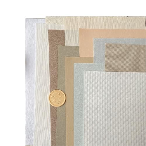 12 Stück Vintage Strukturiertes Papier Scrapbooking Zubehör Junk Journal Collage DIY Tagebuch Lesezeichen Seidenpapier Dekorieren Materialien Für Basteln(Milk tea apricot) von WUYXTO