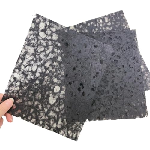 5 Stücke 15x20cm Farbe Vintage Aushöhlen Sammelalbum Dekoration Papier Material DIY Handwerk Tagebuch Karten Collage Journal Seidenpapier Für Basteln(Black) von WUYXTO