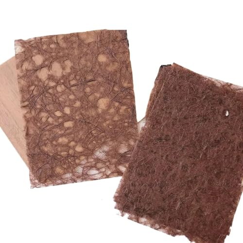 5 Stücke 15x20cm Farbe Vintage Aushöhlen Sammelalbum Dekoration Papier Material DIY Handwerk Tagebuch Karten Collage Journal Seidenpapier Für Basteln(Coffee) von WUYXTO
