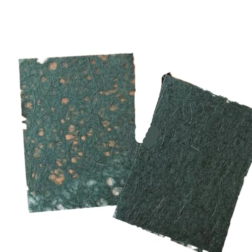 5 Stücke 15x20cm Farbe Vintage Aushöhlen Sammelalbum Dekoration Papier Material DIY Handwerk Tagebuch Karten Collage Journal Seidenpapier Für Basteln(Deep Green) von WUYXTO