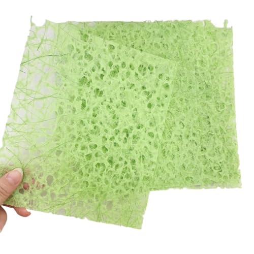 5 Stücke 15x20cm Farbe Vintage Aushöhlen Sammelalbum Dekoration Papier Material DIY Handwerk Tagebuch Karten Collage Journal Seidenpapier Für Basteln(Green) von WUYXTO