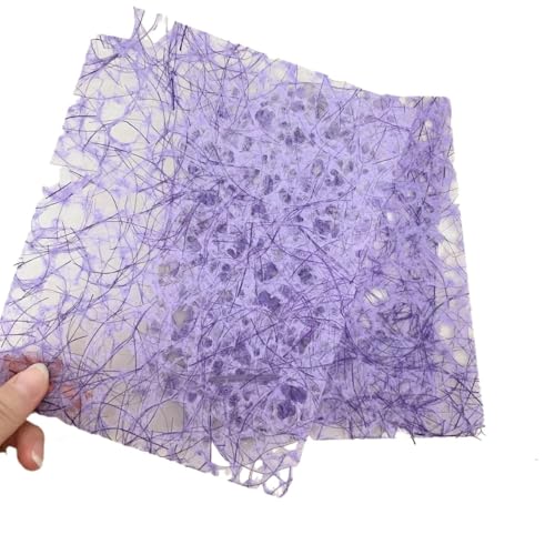 5 Stücke 15x20cm Farbe Vintage Aushöhlen Sammelalbum Dekoration Papier Material DIY Handwerk Tagebuch Karten Collage Journal Seidenpapier Für Basteln(Purple) von WUYXTO