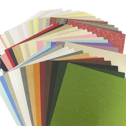 50 Stück A5 Vintage Mixed Spezialpapier Scrapbooking Kunstpapier Dekorieren Supplies DIY Junk Journal Planer Collage Hintergrund Für Basteln(Random Color) von WUYXTO