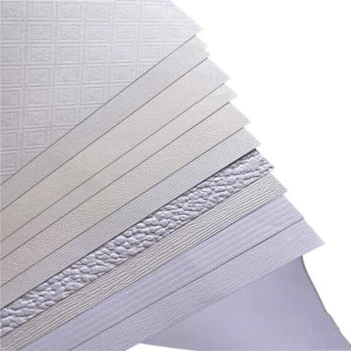 50 Stück A5 Vintage Mixed Spezialpapier Scrapbooking Kunstpapier Dekorieren Supplies DIY Junk Journal Planer Collage Hintergrund Für Basteln(White) von WUYXTO