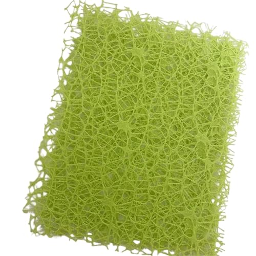 8Pcs Farbe Vintage Aushöhlen Gaze Scrapbooking Dekoration Papier Material DIY Junk Journal Tagebuch Karten Collage Tissue Papier Für Basteln(Fluorescent Green) von WUYXTO
