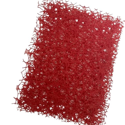 8Pcs Farbe Vintage Aushöhlen Gaze Scrapbooking Dekoration Papier Material DIY Junk Journal Tagebuch Karten Collage Tissue Papier Für Basteln(Red) von WUYXTO