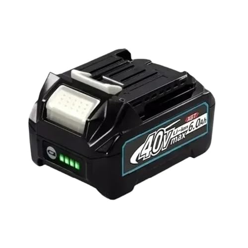 WVGFAUXA Akkupack, Kompatibel Mit Makita 40 V MAX XGT, Lithium-Ionen-Akku 4,0 Ah, 6,0 Ah, 8,0 Ah, 10,0 Ah, Akku for BL4020 BL4025 BL4040 BL4050 BL4080(8.0ah Battery) von WVGFAUXA