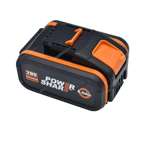 WVGFAUXA Akkupack, Kompatibel Mit Worx WA3551, 6000 MAh Akku, 20 V Akku for Akku-Elektrowerkzeuge, for WA3572 WA3553 WX390 WX176 WX178, Ersatzakku(8AhX1) von WVGFAUXA