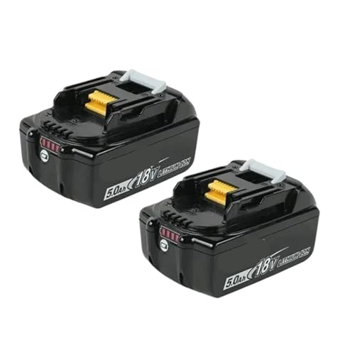 WVGFAUXA Akkupack 6 Ah 5 Ah 3 Ah, Kompatibel Mit Makita 18 V Akku BL1840 BL1830B BL1850B BL1850 BL1860 BL1815, Ersatz-Lithium-Akku(5AhX2-10C) von WVGFAUXA