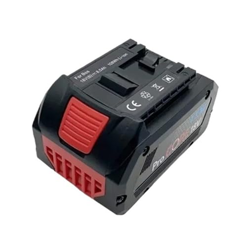 WVGFAUXA Akkus for Elektrowerkzeuge, 8 Ah, 10 Ah, 12 Ah, 15 Ah, ProCORE-Ersatzakku, Kompatibel Mit 18-V-Akku-Werkzeugen Von Bosch BAT609 BAT618 GBA18V, Hochleistungs-5C-Powerzelle(1pc 8AH) von WVGFAUXA