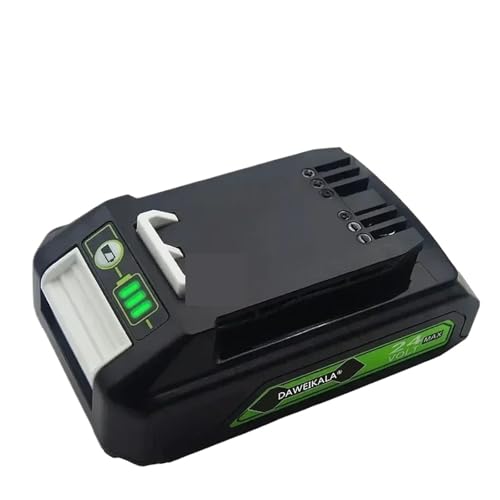 WVGFAUXA Lithiumbatterie, Kompatibel Mit Greenworks, 24 V, 5,0 Ah, Lithium-Ionen-Batterie(24V GLB-2.0Ah X 1) von WVGFAUXA