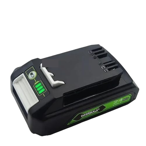 WVGFAUXA Lithiumbatterie, Kompatibel Mit Greenworks, 24 V, 5,0 Ah, Lithium-Ionen-Batterie(24V GLB-3.0Ah X 1) von WVGFAUXA
