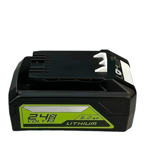 WVGFAUXA Lithiumbatterie, Kompatibel Mit Greenworks, 24 V, 5,0 Ah, Lithium-Ionen-Batterie(24V GLB-6.0Ah X 1) von WVGFAUXA