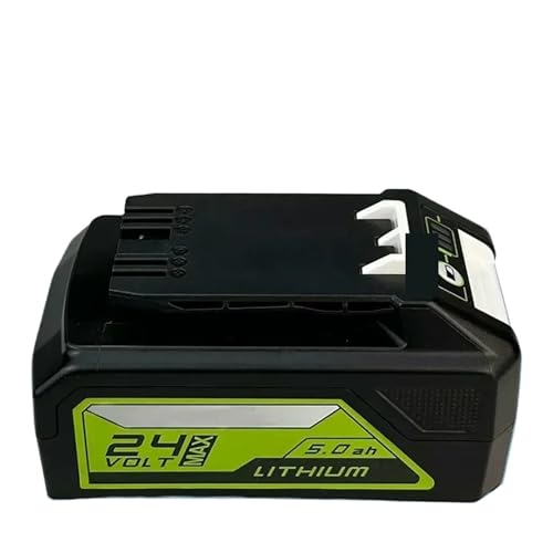 WVGFAUXA Lithiumbatterie, Kompatibel Mit Greenworks, 24 V, 5,0 Ah, Lithium-Ionen-Batterie(24V GLB-8.0Ah X 1) von WVGFAUXA
