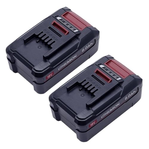 WVGFAUXA Lithiumbatterie 18 V 6000 MAh Li-Ionen-Akku, Kompatibel Mit Allen EINHELL PXC, Elektrowerkzeugen, Gartenmaschinen, PXBP-600, PXBP-300, 4511396 GE-LC 18 Li(2Pack) von WVGFAUXA