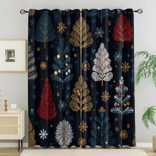 WVKFJEK Verdunklungsvorhänge Abstrakt Baum Druck - 2er Set Thermovorhang Hitzeschutz - Vorhang Blickdicht mit Ösen - Modern Wohnzimmer Schlafzimmer Kinderzimmer - Gardinen 183x234 cm WVKFJEK Verdunklungsvorhänge Abstrakt Baum Druck - 2er Set Thermovorhang Hitzeschutz - Vorhang Blickdicht mit Ösen - Modern Wohnzimmer Schlafzimmer Kinderzimmer - Gardinen 183x234 cm von WVKFJEK