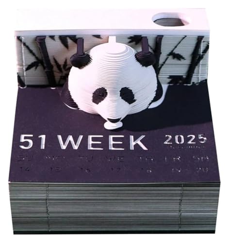 3d-Notizblock,3d-Haftnotizen,3d-Notizblock, Haftnotizen 2025, kreativer Kalender, Panda-Kalender, selbstgemachte Haftnotizen, Chinas Nationalschatz-Panda 3d-Notizblock,3d-Haftnotizen,3d-Notizblock, Haftnotizen 2025, kreativer Kalender, Panda-Kalender, selbstgemachte Haftnotizen, Chinas Nationalschatz-Panda von WWBPOIUY