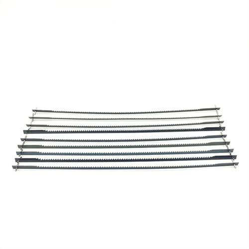 Dekupiersäge, Laubsäge, Laubsägeblätter, 10 Stück 6 Zoll Dekupiersägeblattstift 152 x 1,8 x 0,2 mm 24T Stiftende for die meisten Holz-, Metall- und Kunststoffschnitte for die Holzbearbeitung Dekupiersäge, Laubsäge, Laubsägeblätter, 10 Stück 6 Zoll Dekupiersägeblattstift 152 x 1,8 x 0,2 mm 24T Stiftende for die meisten Holz-, Metall- und Kunststoffschnitte for die Holzbearbeitung von WWBPOIUY