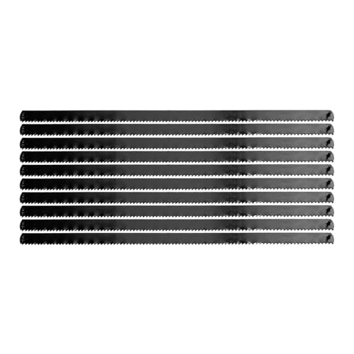 Dekupiersäge, Laubsäge, Laubsägeblätter, 10 Stück 6" x 0,24" x 0,016" Dekupiersägeblätter Pin-End-Dekupiersägeblatt aus Kohlenstoffstahl 16T for Schneiden von Holz, Metall und Kunststoff Dekupiersäge, Laubsäge, Laubsägeblätter, 10 Stück 6" x 0,24" x 0,016" Dekupiersägeblätter Pin-End-Dekupiersägeblatt aus Kohlenstoffstahl 16T for Schneiden von Holz, Metall und Kunststoff von WWBPOIUY