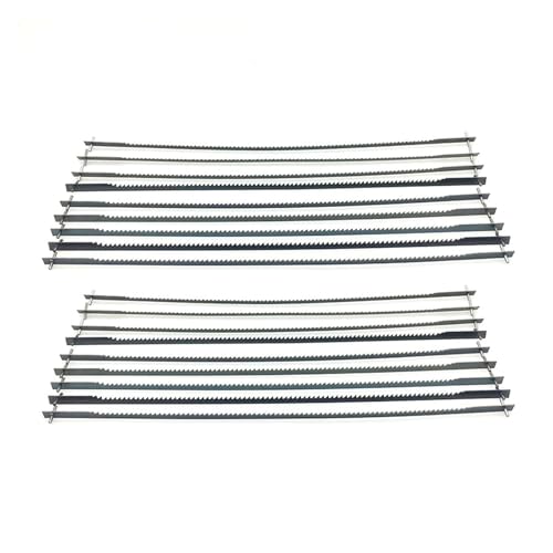 Dekupiersäge, Laubsäge, Laubsägeblätter, 20 Stück 6 Zoll Dekupiersägeblattstift 152 x 1,8 x 0,2 mm 24T Stiftende for die meisten Holz-, Metall- und Kunststoffschnitte for die Holzbearbeitung Dekupiersäge, Laubsäge, Laubsägeblätter, 20 Stück 6 Zoll Dekupiersägeblattstift 152 x 1,8 x 0,2 mm 24T Stiftende for die meisten Holz-, Metall- und Kunststoffschnitte for die Holzbearbeitung von WWBPOIUY