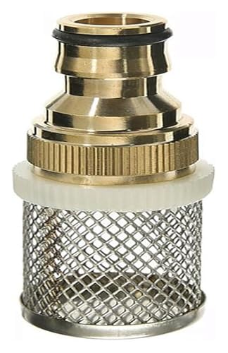 Saugschlauchfilter, Ansaugfilter, 1 Stück Autowasch-Gartenbewässerungsfilter, Messing-Sieb, Sprühpumpe, Filternetz, Edelstahl-Netzfilter(1") von WWBPOIUY