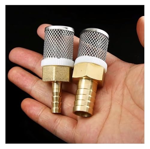 Saugschlauchfilter, Ansaugfilter, 1 Stück Autowasch-Gartenbewässerungsfilter, Messing-Sieb, Sprühpumpe, Filternetz, Edelstahl-Netzfilter(8mm) von WWBPOIUY
