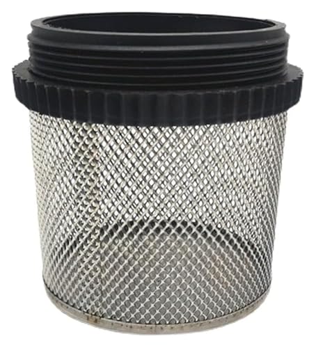 Saugschlauchfilter, Ansaugfilter, 1 Stück Edelstahlfilter, Kunststoff-Außengewindefilter for Gartenbewässerung, Aquarium, Wasserpumpenfüller(4") von WWBPOIUY