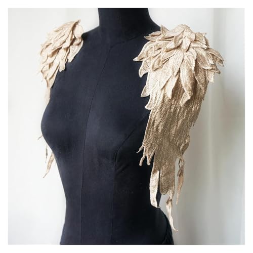 applique,applique blumen,nähen blumen applique, 2 Stück Khaki Stickerei Engelsflügel Applikation Nähen Blumenkragen Aufnäher for Hochzeit, Party, Kleid, Brautkleid, Kleidung applique,applique blumen,nähen blumen applique, 2 Stück Khaki Stickerei Engelsflügel Applikation Nähen Blumenkragen Aufnäher for Hochzeit, Party, Kleid, Brautkleid, Kleidung von WWBPOIUY