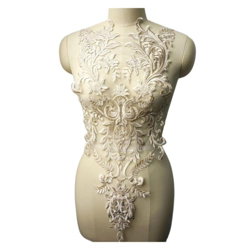 applique,applique blumen,nähen blumen applique, Hellgoldene Stickerei-Spitzenapplikation, Blumenstoff, Spitzenbesatz, Nähkragen, Aufnäher, Hochzeitskleid, Brautkleidung, Basteln applique,applique blumen,nähen blumen applique, Hellgoldene Stickerei-Spitzenapplikation, Blumenstoff, Spitzenbesatz, Nähkragen, Aufnäher, Hochzeitskleid, Brautkleidung, Basteln von WWBPOIUY