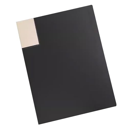 kunststoffhüllen-mappe,a4-mappe, Ordner, Sichtbuch-Präsentationsprojektordner mit 60 Taschen, Dokumentenordner for Präsentationen, Schulbüro-Ablagedokument(Grey) von WWBPOIUY