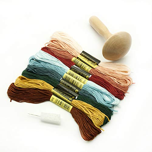 Holz-Pilz-Darnerwerkzeug, Stopfnadel, Nähgarn, Hosen, Kleidung, Socken, Nähreparaturgerät, Schrubbgarn für Geschirrtücher Holz-Pilz-Darnerwerkzeug, Stopfnadel, Nähgarn, Hosen, Kleidung, Socken, Nähreparaturgerät, Schrubbgarn für Geschirrtücher von WWHJR