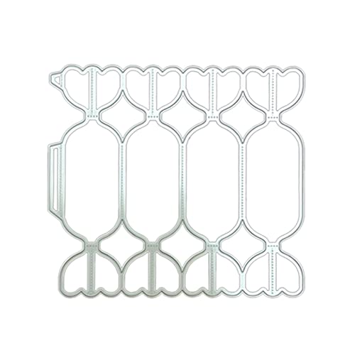 Metall-Stanzschablone für Scrapbooking, Alben, Papierkarten, Vorlage, Prägung, Basteln, Dekoration, Metall-Stanzformen zum Basteln von WWHJR