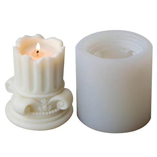 Silikonform für Sojawachskerzen, europäische römische Säulen, für Seife, handgefertigt, Kunst, Handwerk, klares Silikonform-Set Silikonform für Sojawachskerzen, europäische römische Säulen, für Seife, handgefertigt, Kunst, Handwerk, klares Silikonform-Set von WWHJR