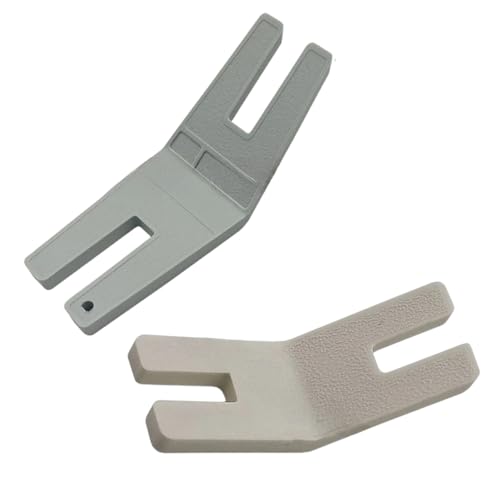 WWHJR 2 x Nähknopf-Abstandsplatte, Knopf-Reeding Buckel, Jumper, Nähfüße für multifunktionale Haushaltsnähmaschine WWHJR 2 x Nähknopf-Abstandsplatte, Knopf-Reeding Buckel, Jumper, Nähfüße für multifunktionale Haushaltsnähmaschine von WWHJR